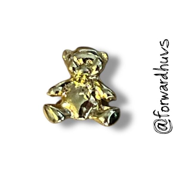 Bundle Sale 3 for $15 | Tiny Teddy Bear Stud Earrings - Picture 3 of 7